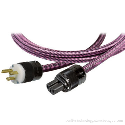 Hi-Fi Cable with High-end Quality, 24K Gold-plated SCC Pin, PE Insulation